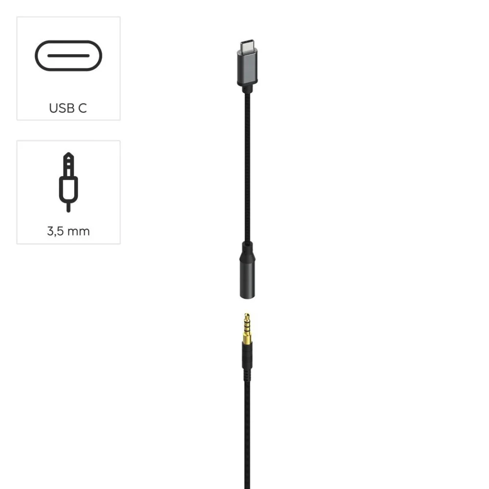 HAMA Слушалки с микрофон „CHS-200“, USB-C / 3.5mm жак, кабел 2 м