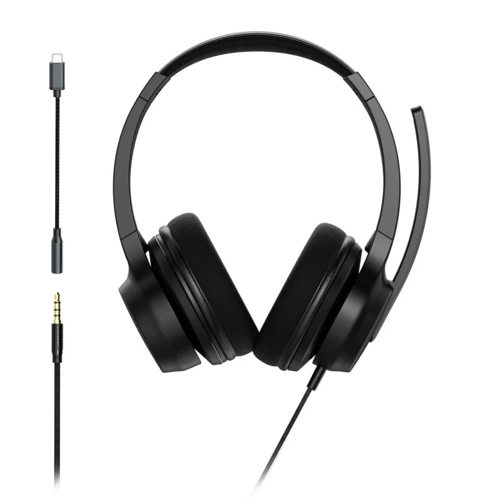 HAMA Слушалки с микрофон „CHS-300“, USB-C / 3.5mm жак, кабел 2 м