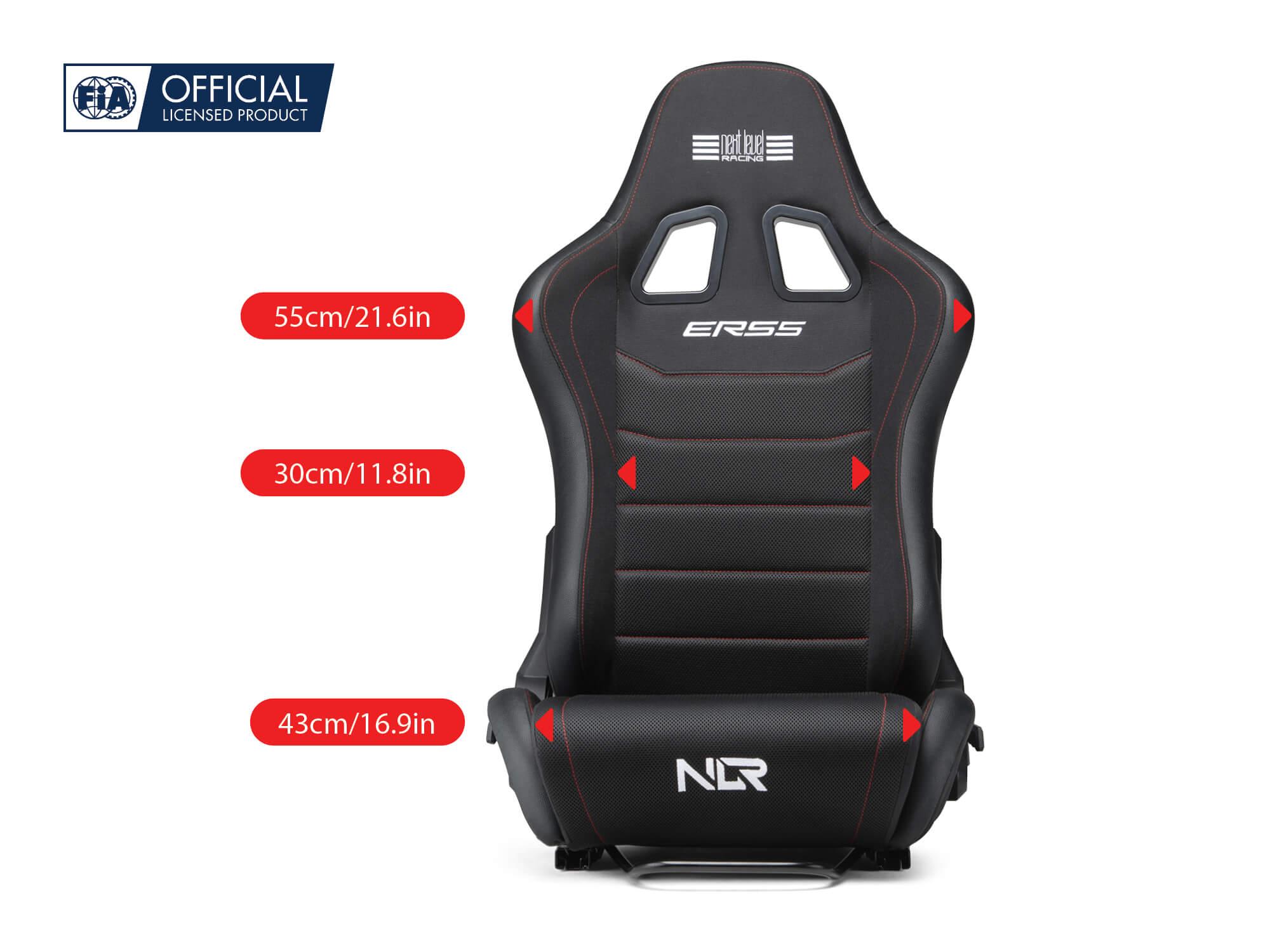 Siège de simulation sport Next Level Racing ERS5 Elite Reclining Seat - Édition Tissu & SimAero Mesh