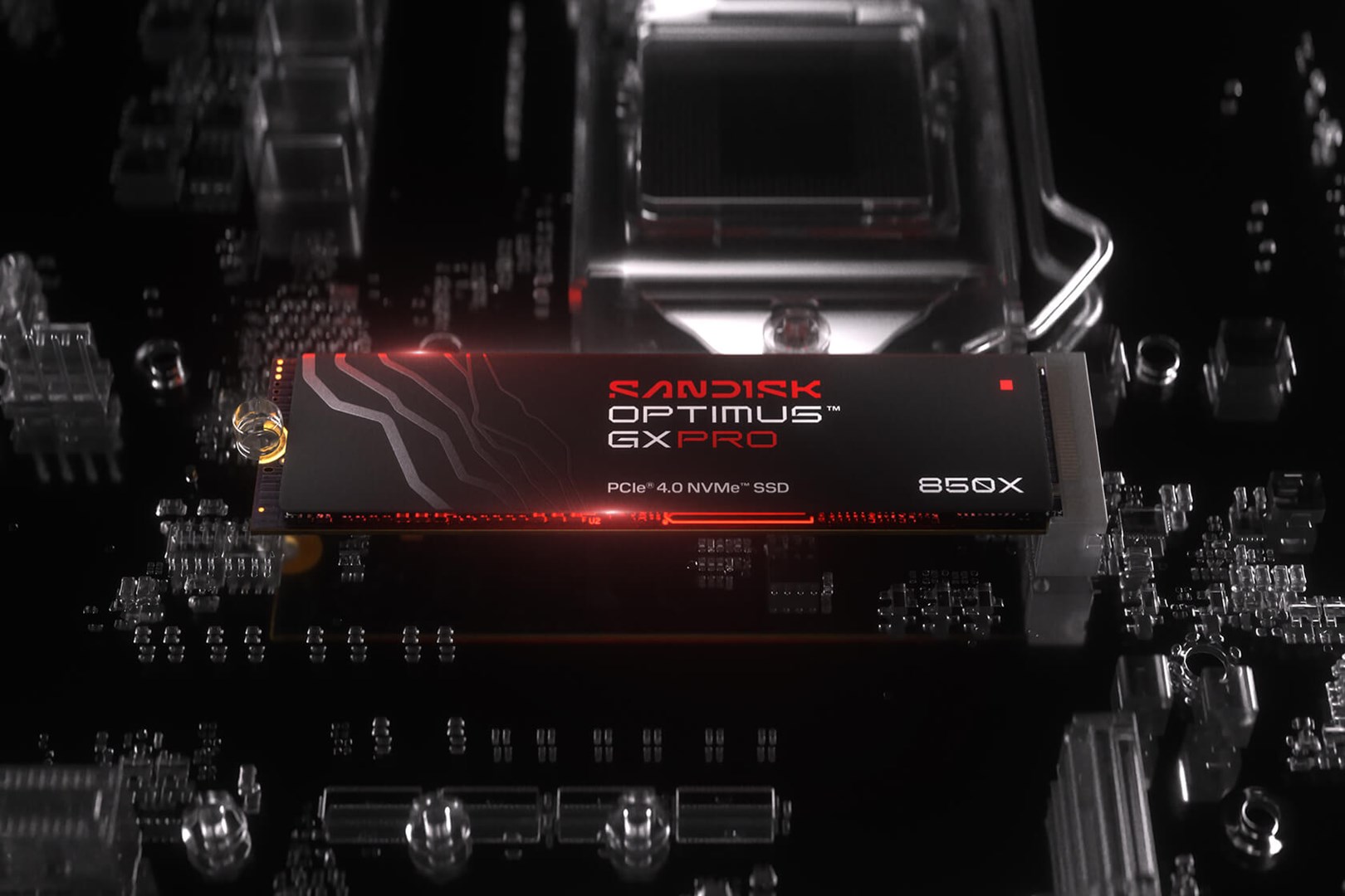 Диск SSD SanDisk Optimus GX PRO 850X 2TB M.2 2280 NVMe PCIe Gen 4.0 TLC 3D NAND - SDSP81200TAN-000E0
