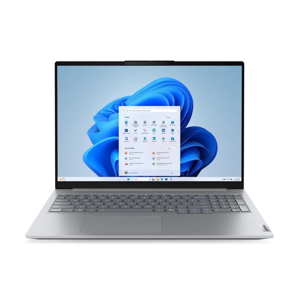 Лаптоп Lenovo ThinkBook 16 G9 Intel Core 5 210H (up to3.6GHz, 12MB,) 16GB DDR5-5600, 512GB SSD, 16" WUXGA (1920x1200) IPS AG, Intel Graphics, 3Y Onsite - 21US005EBM