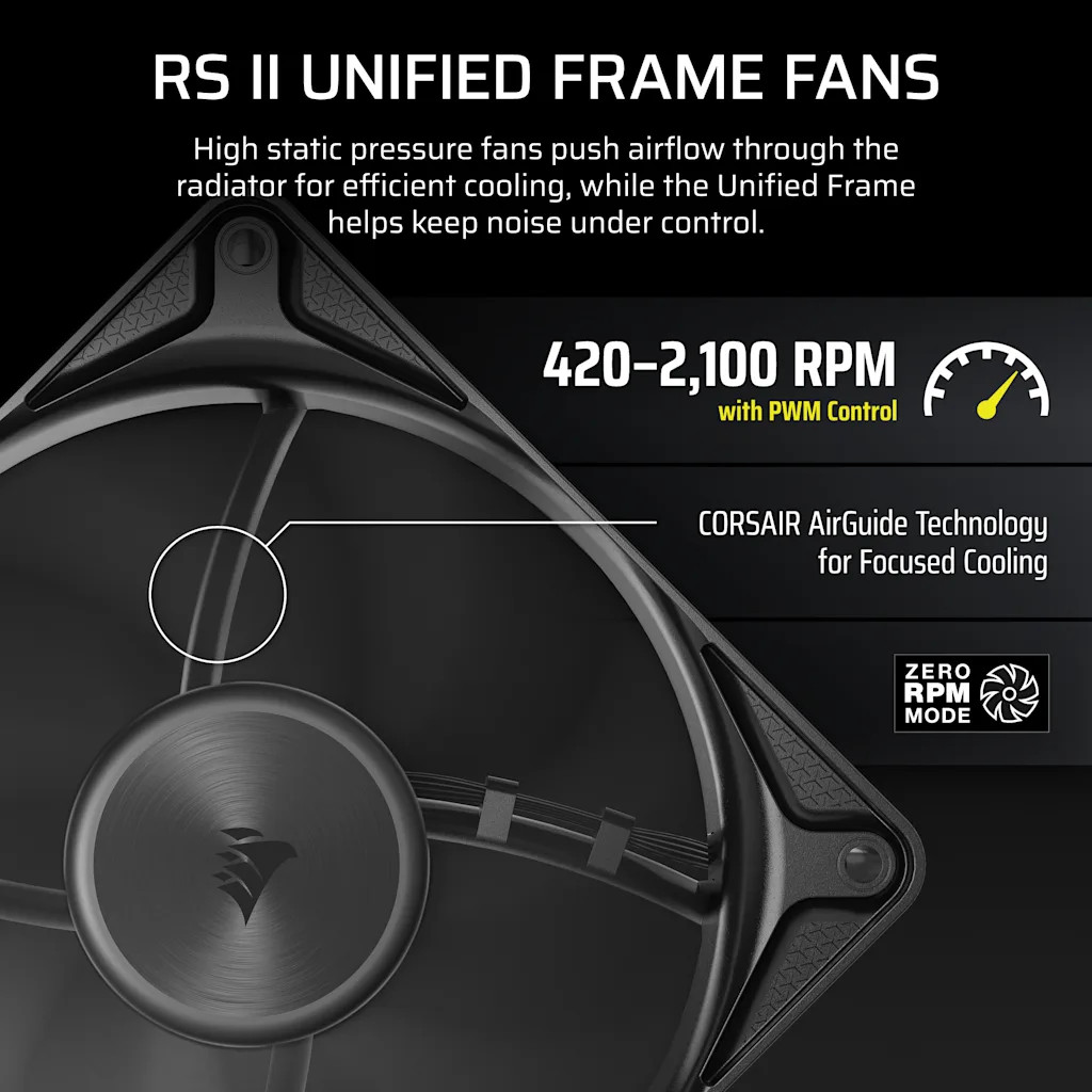 Водно охлаждане Corsair NAUTILUS II 360 RS LCD, 360mm Radiator, Liquid CPU Cooler - CW-9061053-WW