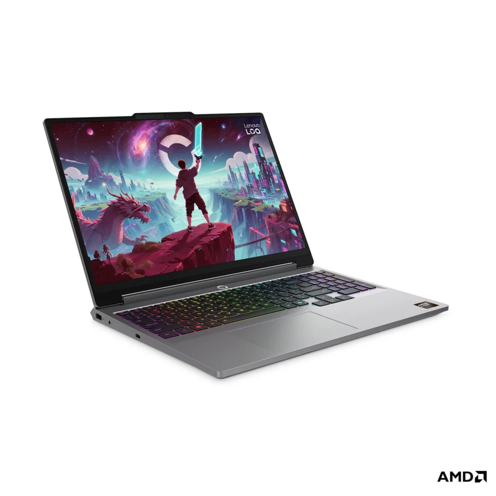 Portátil Lenovo LOQ 15AHP11 AMD Ryzen 7 250 8C/16T, 24GB DDR5, GeForce RTX 5060 8GB, 15.3" IPS 165Hz - 83TN00EEBM