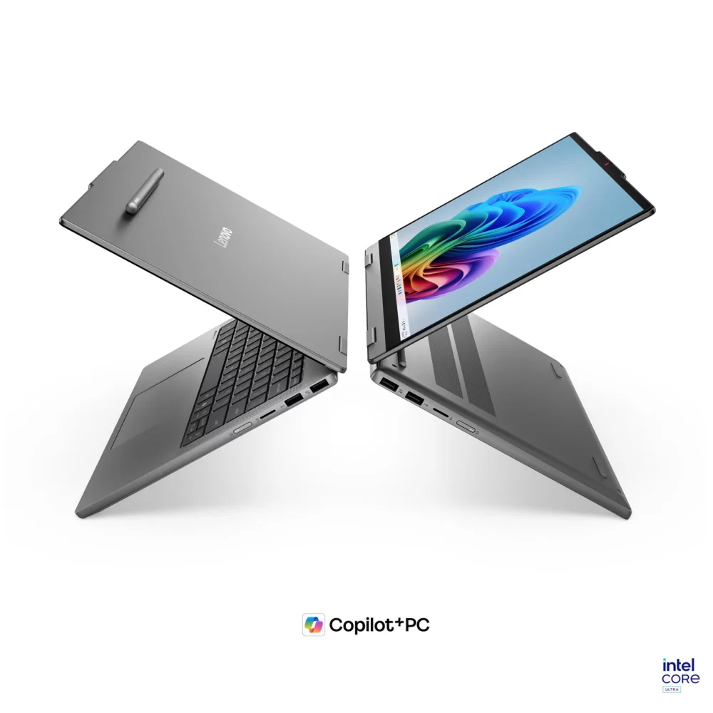 Лаптоп Lenovo IdeaPad 5 2in1, Intel Core Ultra 7 355 8C/8T, 32GB DDR5 RAM, Intel Graphics, 14" IPS 1920x1200 Display - 83UG003SBM
