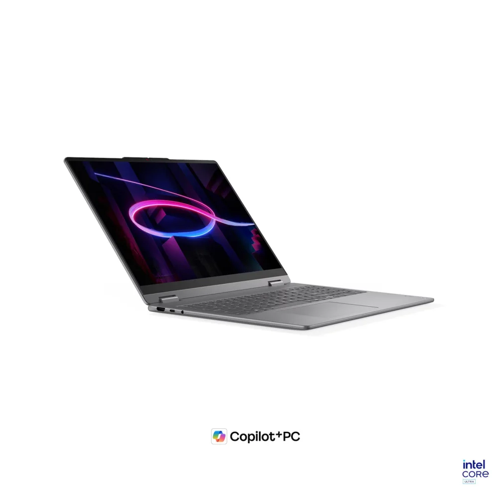 Лаптоп Lenovo Yoga 7 2in1, 16" OLED Touch, Intel Core Ultra 7 355 8C/8T, 24GB RAM DDR5, Intel Graphics, Wi-Fi 7 - 83TE000XBM