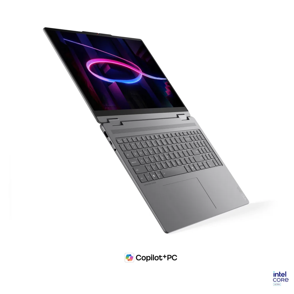 Лаптоп Lenovo Yoga 7 2in1, 16" OLED Touch, Intel Core Ultra 7 355 8C/8T, 24GB RAM DDR5, Intel Graphics, Wi-Fi 7 - 83TE000XBM
