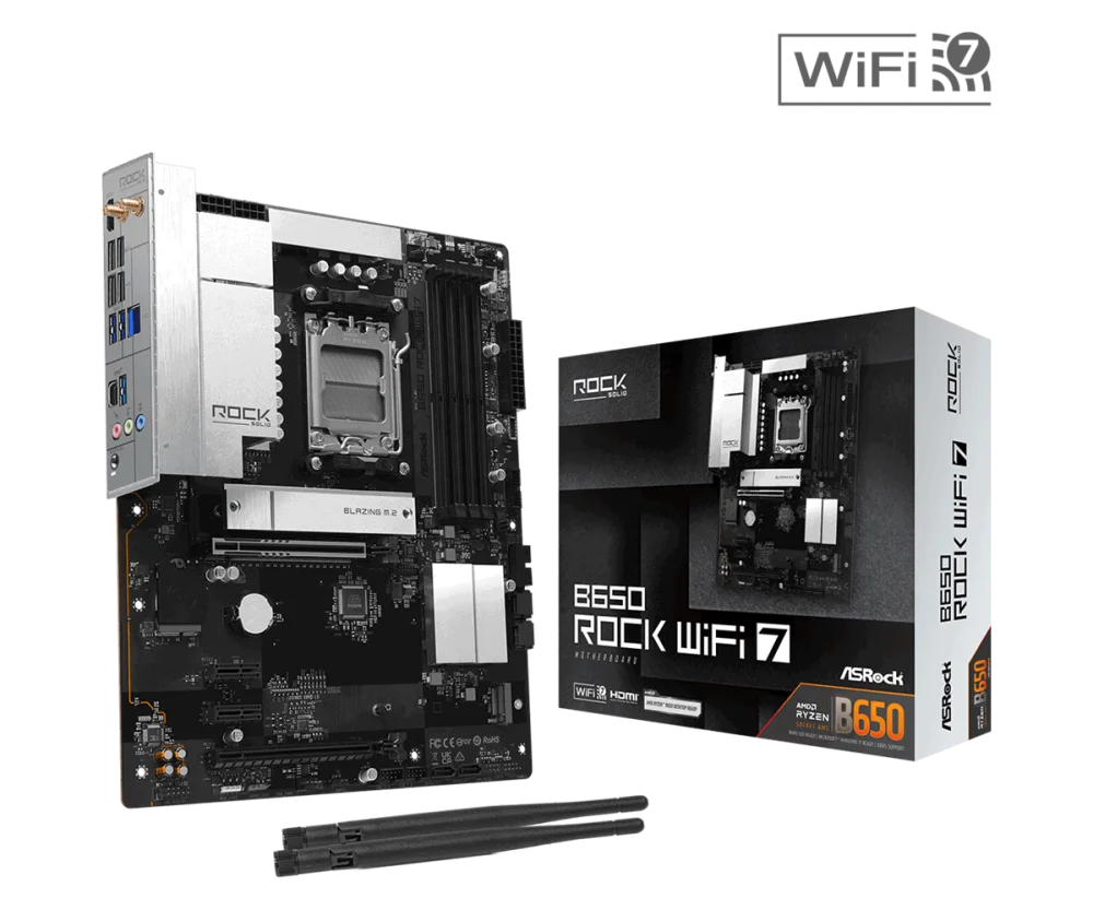 Дънна платка ASROCK B650 ROCK WIFI7 AM5