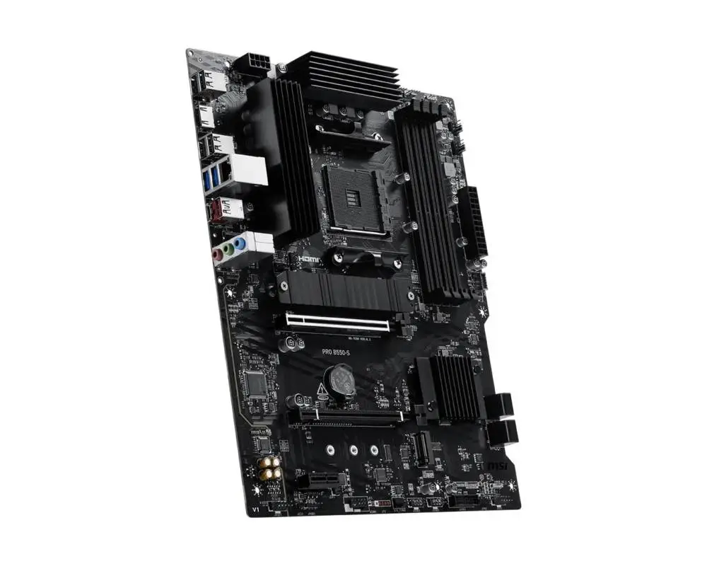 Дънна платка MSI PRO B550-S AM4 - 7C56-098R