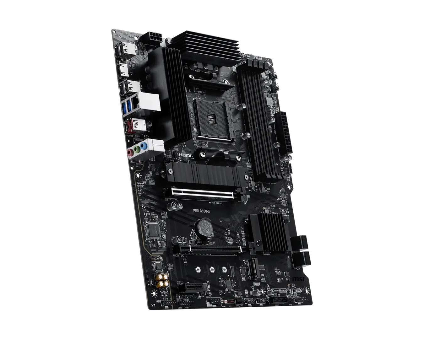 Дънна платка MSI PRO B550-S AM4 - 7C56-098R