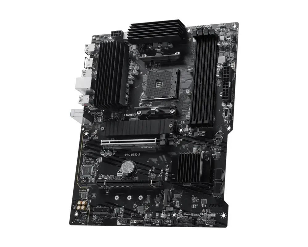 Дънна платка MSI PRO B550-S AM4 - 7C56-098R