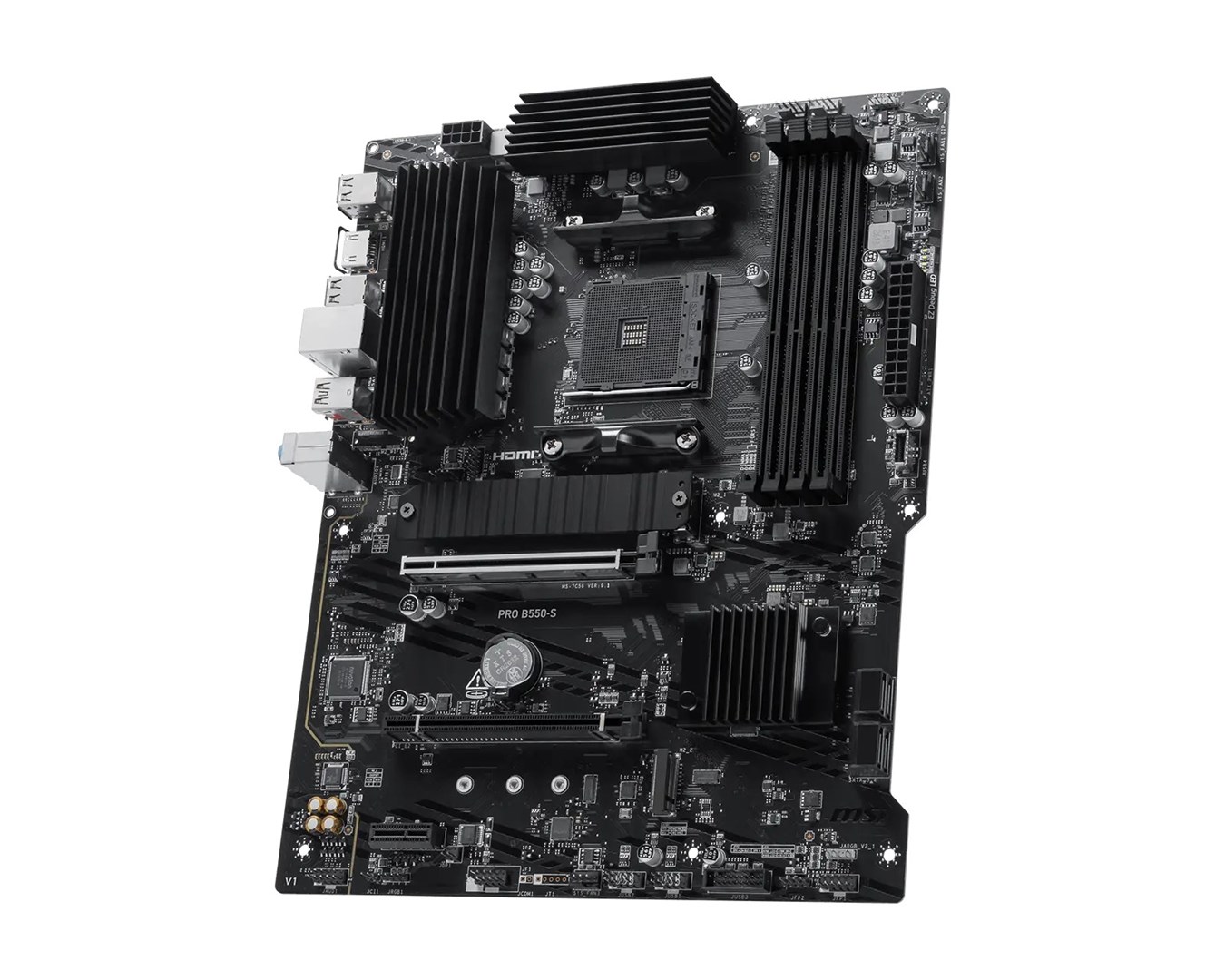 Дънна платка MSI PRO B550-S AM4 - 7C56-098R