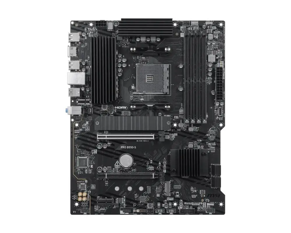 Дънна платка MSI PRO B550-S AM4 - 7C56-098R