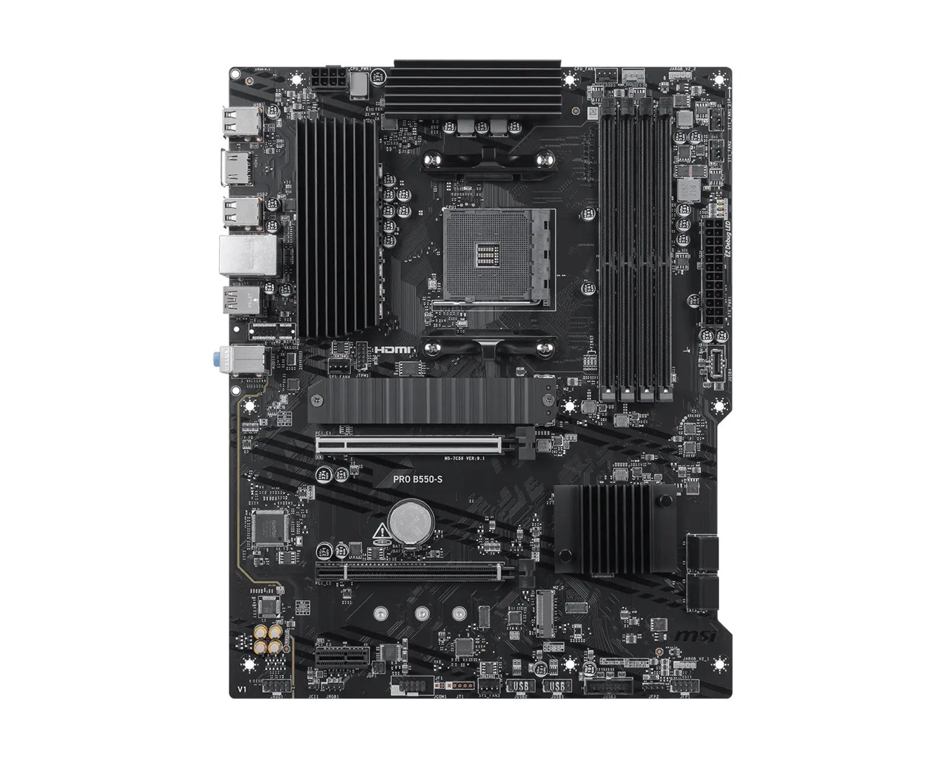 Дънна платка MSI PRO B550-S AM4 - 7C56-098R
