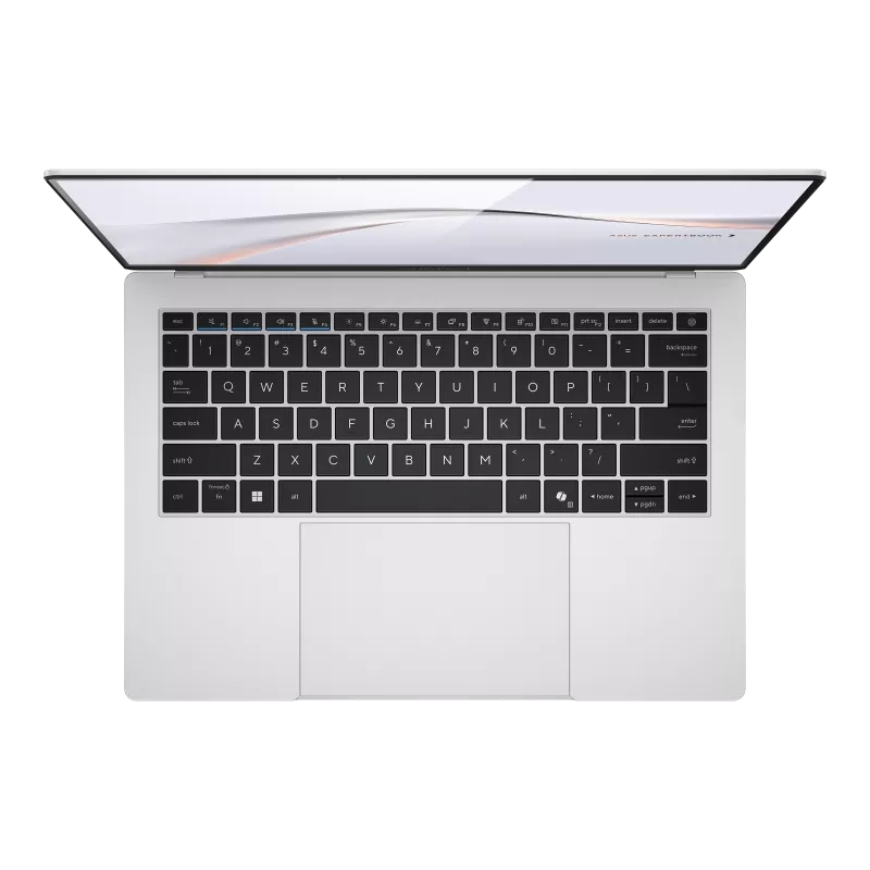 Portátil Asus ExpertBook A7, A7406CMA-U90290, Intel 7 350 hasta 4.8 GHz, 6 Núcleos, 6 Hilos, 14" OLED, WQXGA +(2800x 1800), 120Hz, DDR5X 16GB, 512 GB M.2 G4, Wi-Fi 6E, Bluetooth 5.4,VGA,HDMI, Sin SO, Lunar Silver - 90NX0AS3-M00AA0