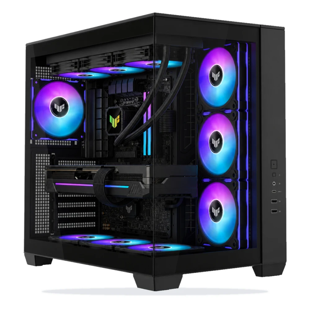 G.BUILD Ghost 1440p · RTX 5070 12GB · AMD Ryzen 7 7800X3D Tray · 32GB DDR5 · 1TB · Powered by ASUS