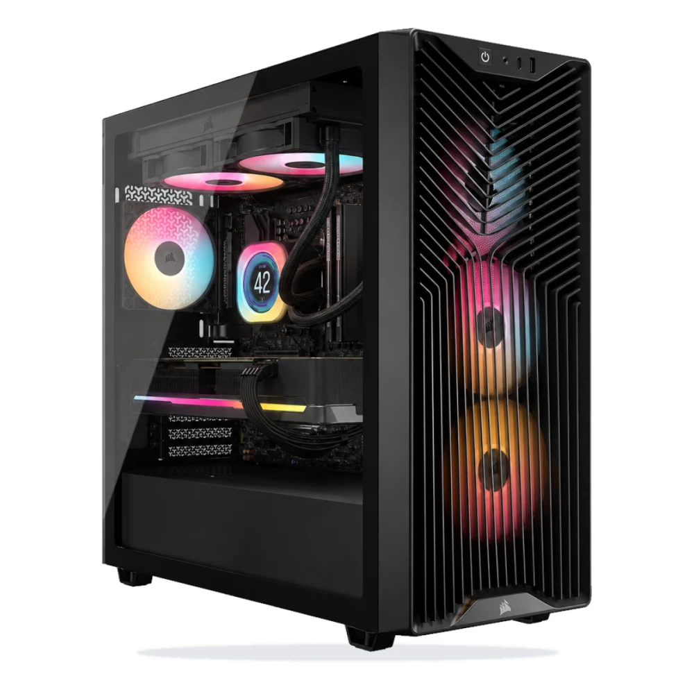 G.BUILD Ghost 1440p · RTX 5070 Ti 16GB · AMD Ryzen 7 9700X MPK · 32GB DDR5 · 1TB · Powered by ASRock
