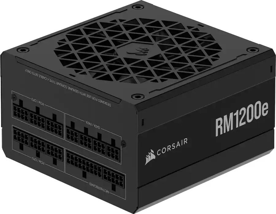 Power Supply Corsair RM1200e (1200W) 80 Plus Gold ATX 3.1, PCIe 5.1 PSU - CP-9020316-EU