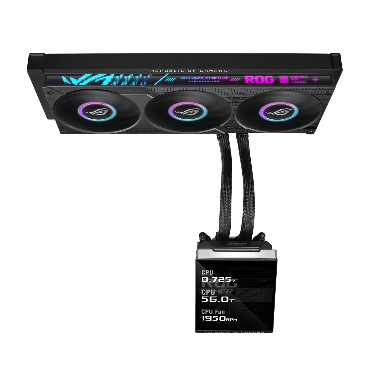 Охладител ASUS ROG Strix SLC IV 360 ARGB LCD LGA 1700 - ASUS-FAN-ROG-SLC-IV-360-B