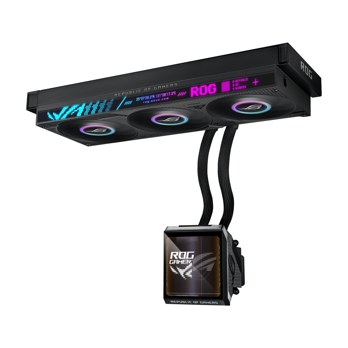 Охладител ASUS ROG Strix SLC IV 360 ARGB LCD LGA 1700 - ASUS-FAN-ROG-SLC-IV-360-B