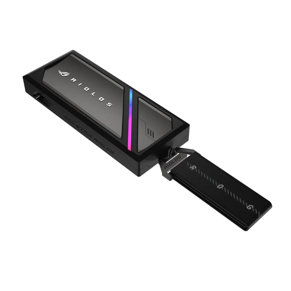 Кутия ASUS ROG Strix Aiolos Външна кутия USB Type C M.2 SSD - ASUS-SSD-CAGE-ROG-AIOLOS