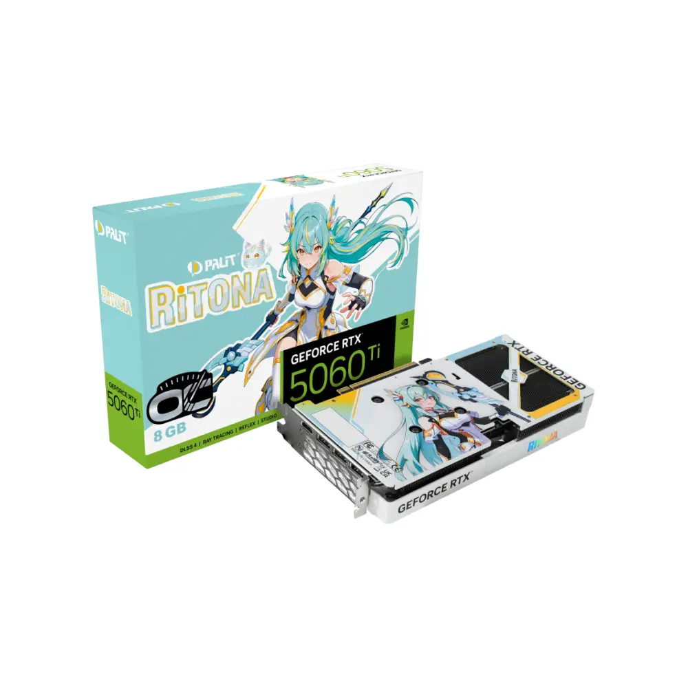 Видеокарта Palit GeForce RTX 5060 Ti RiTONA OC 8GB - NE7506TH19P1-B67DR