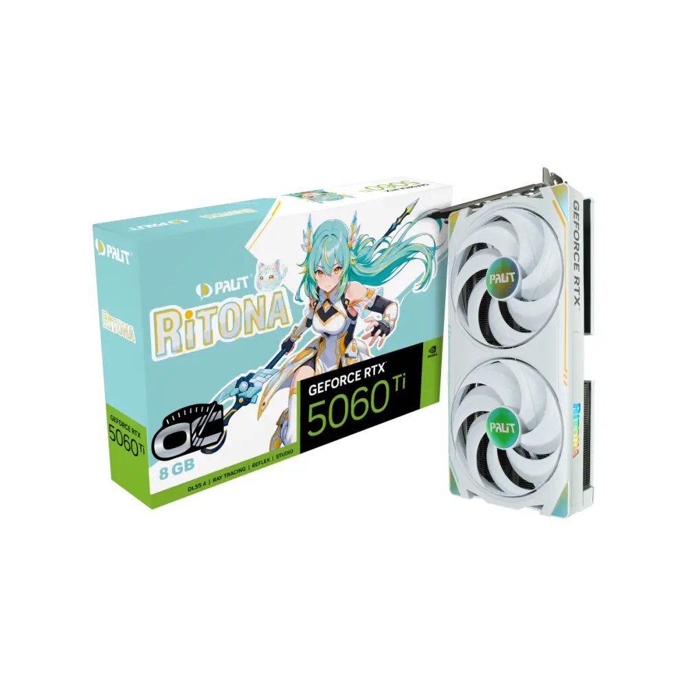 Видео карта Palit GeForce RTX 5060 Ti RiTONA OC 8GB - NE7506TH19P1-B67DR