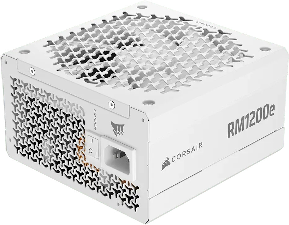 Захранващ блок Corsair RM1200e White 1200W 80+ Platinum ATX 3.1, Fully Modular