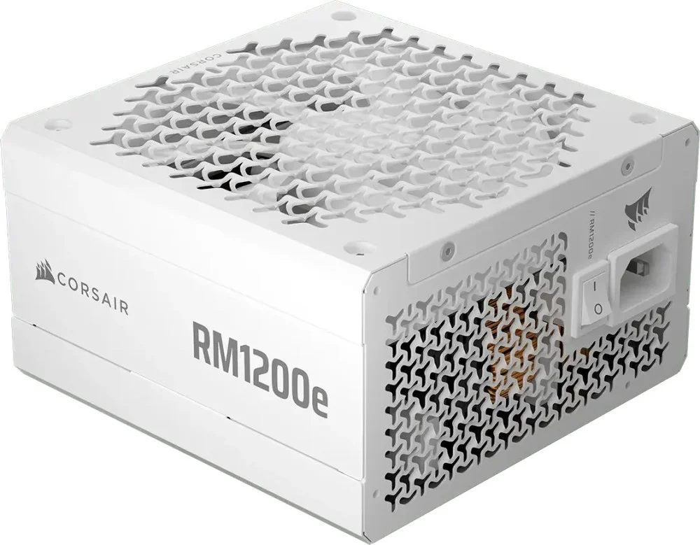 Захранващ блок Corsair RM1200e White 1200W 80+ Platinum ATX 3.1, Fully Modular