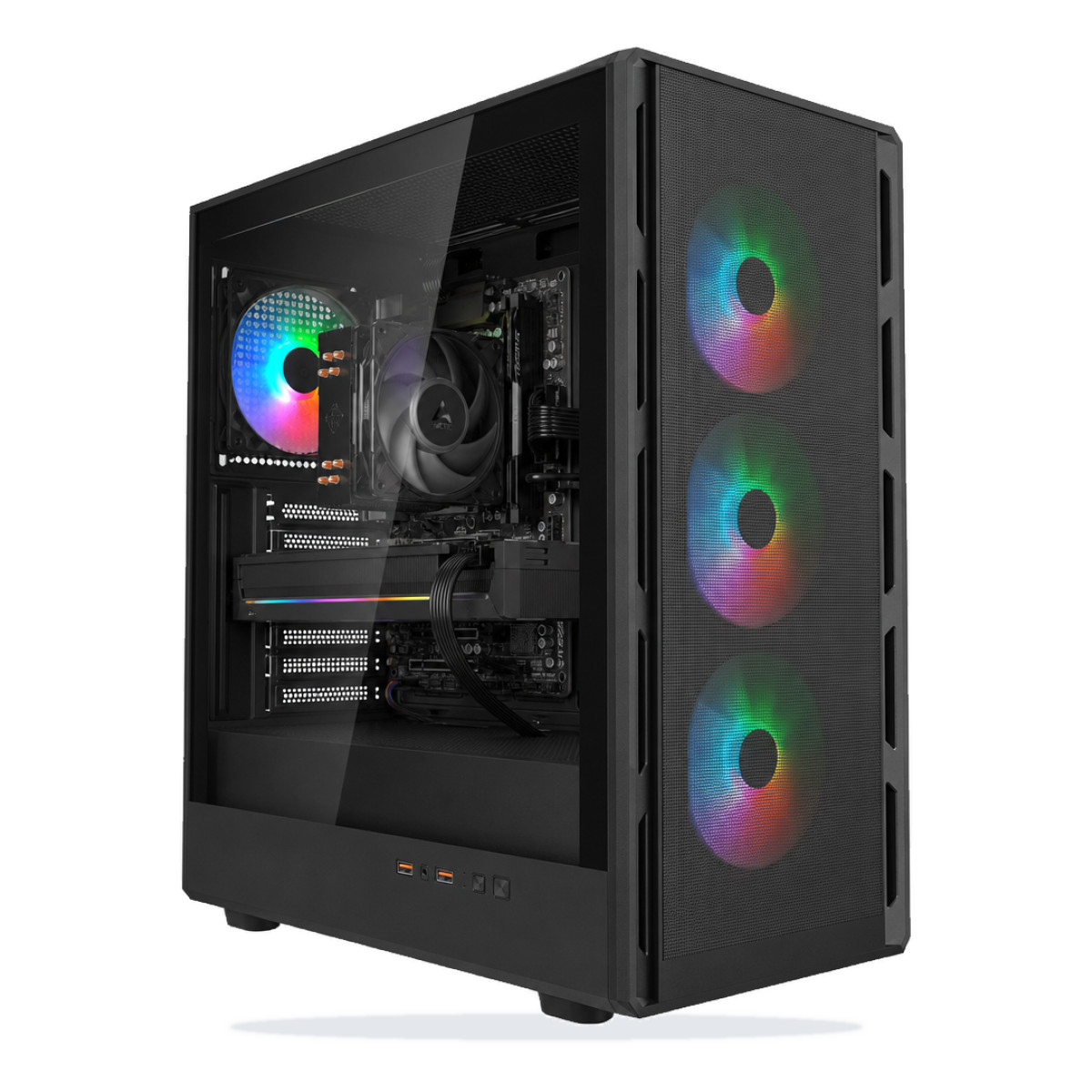 G.BUILD Spectre 1080p · RTX 5060 8GB · AMD Ryzen 5 7500F Tray · 16GB DDR5 · 512GB