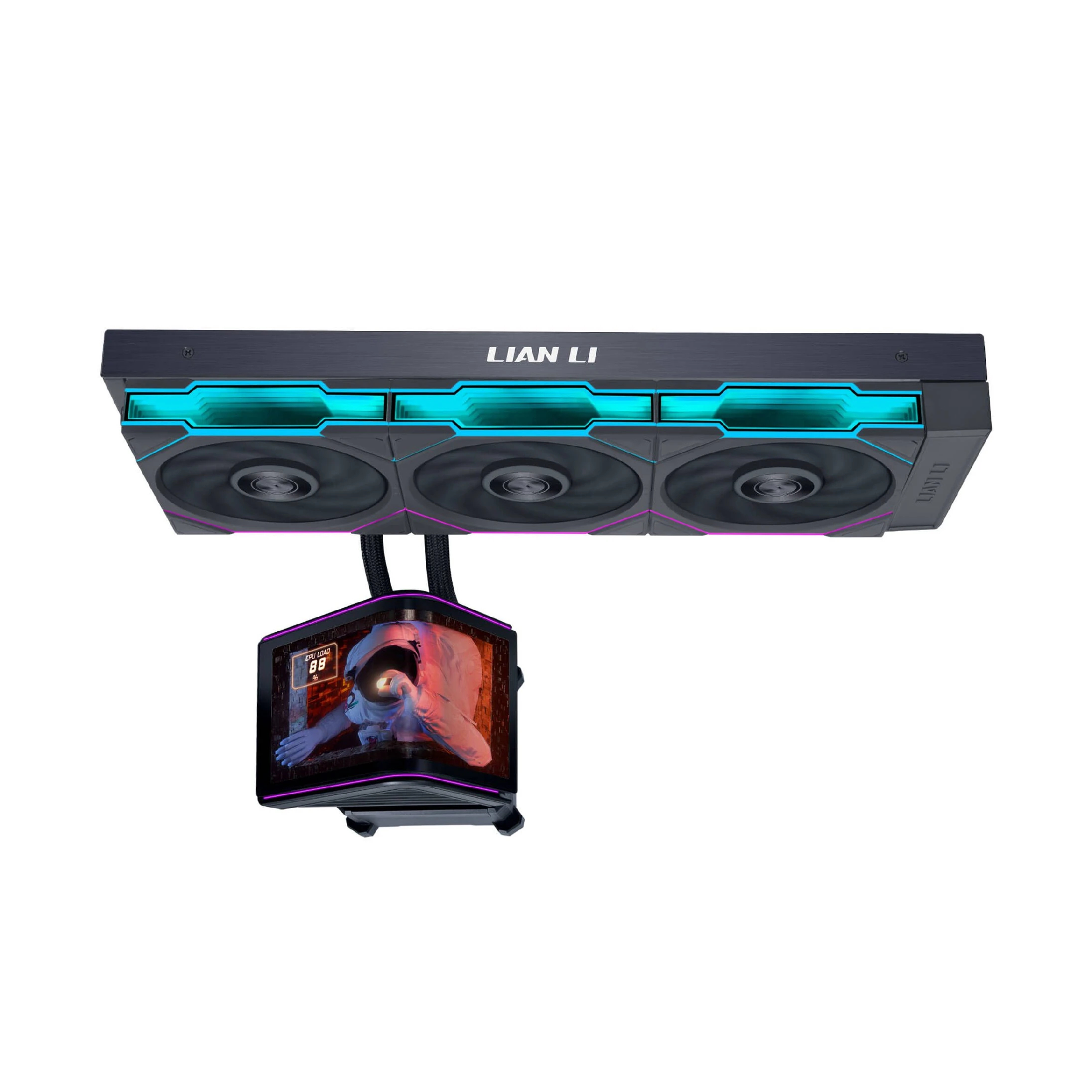 Lian Li водно охлаждане Water Cooling HydroShift II OLED Curved 360 TL - Black