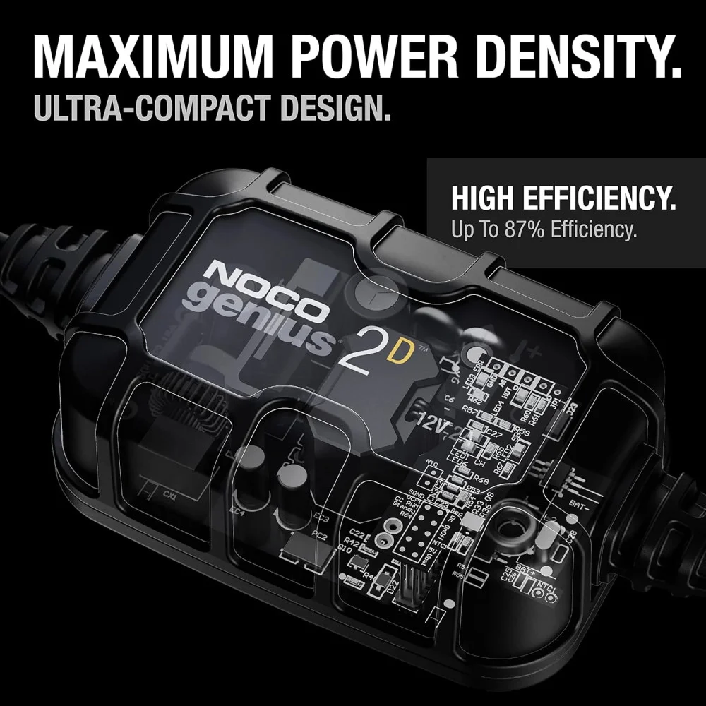 NOCO caricabatterie per batteria Battery Charger - GENIUS2D - 1A, Direct-Mount