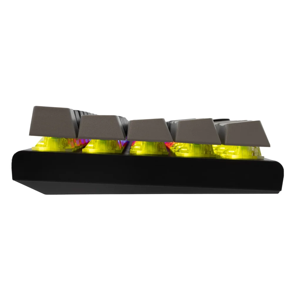 White Shark геймърска механична клавиатура Gaming Mechanical Keyboard WAKIZASHI 2 - Red Switches (English US), Black, Gray
