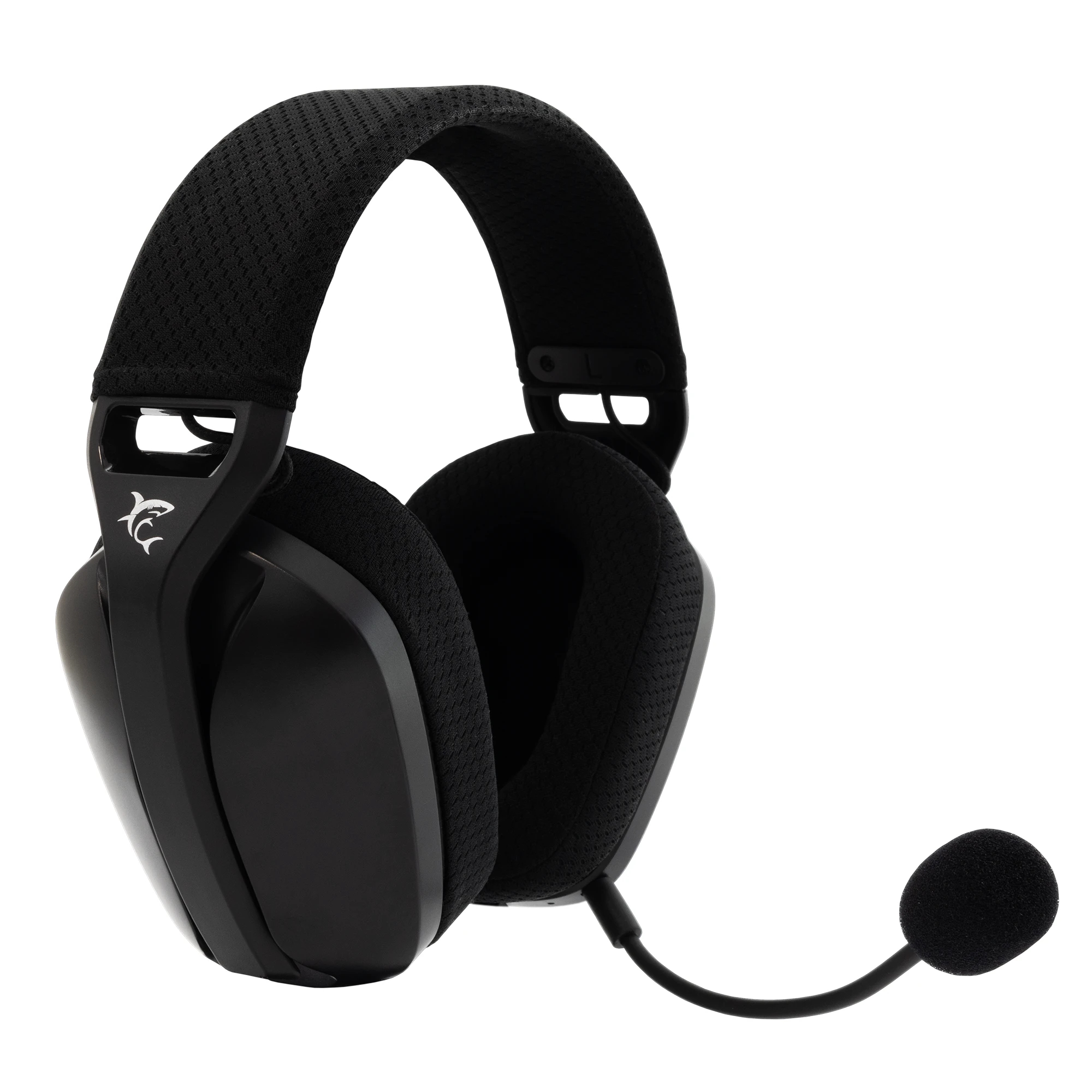 White Shark căști gaming wireless Gaming Headphones BUTTERFLY - Bluetooth, 2.4G, Negru