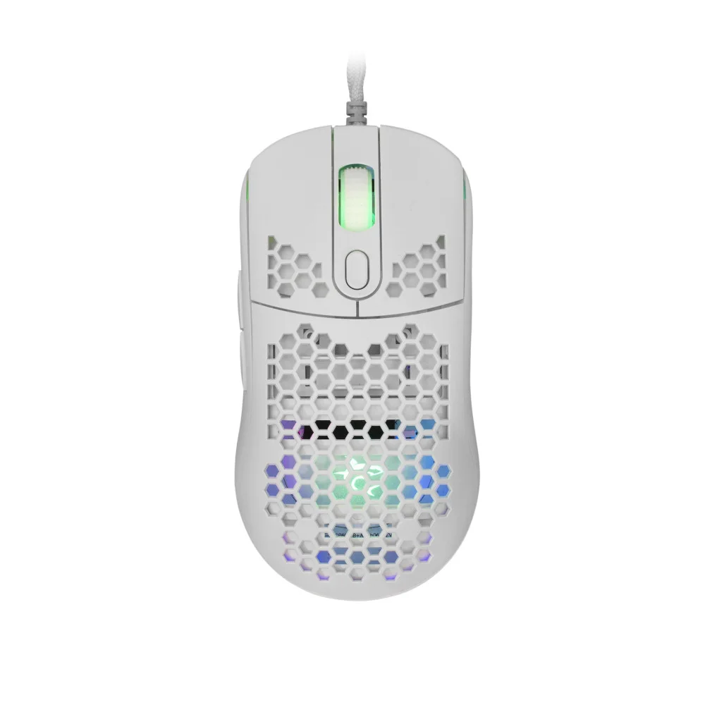 White Shark gaming mouse Gaming Mouse GALAHAD - 7200dpi, White