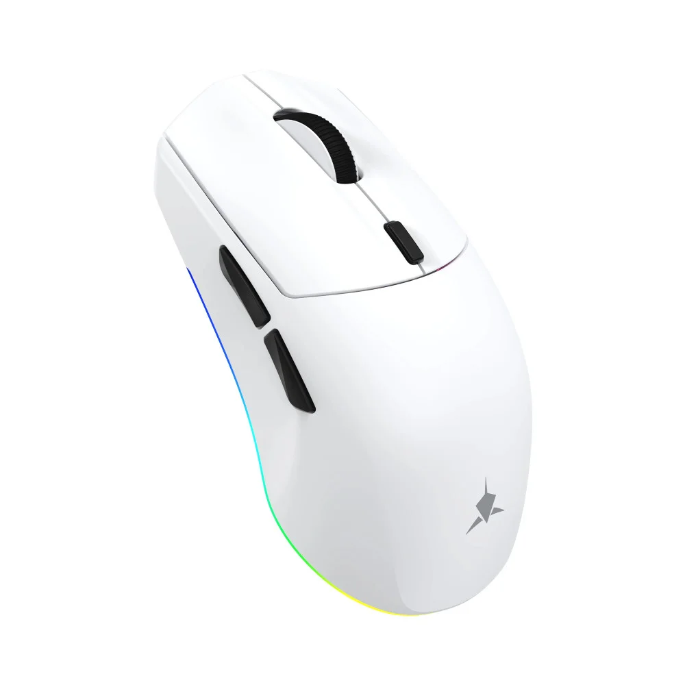 White Shark professionelle Gaming-Maus Wireless Gaming Mouse CADOR - 10000dpi, 1000Hz, Bluetooth, Weiß