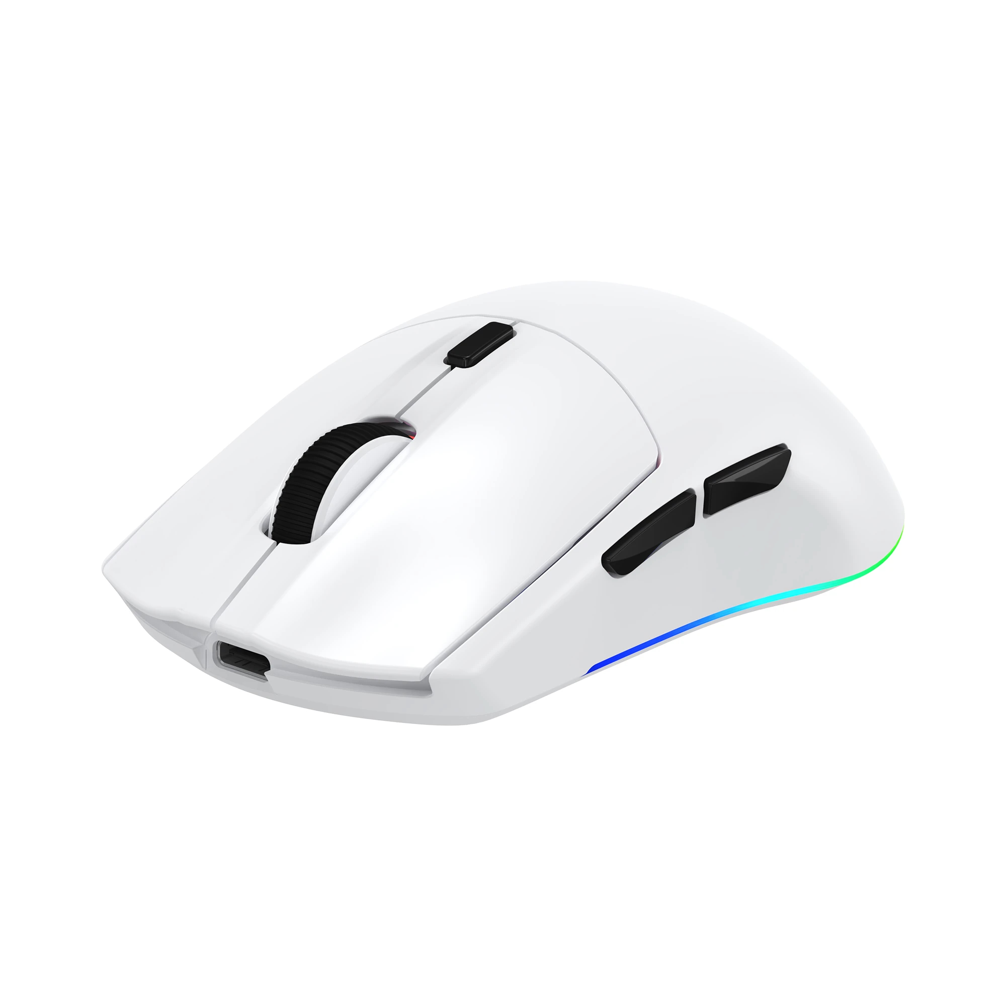White Shark professionelle Gaming-Maus Wireless Gaming Mouse CADOR - 10000dpi, 1000Hz, Bluetooth, Weiß