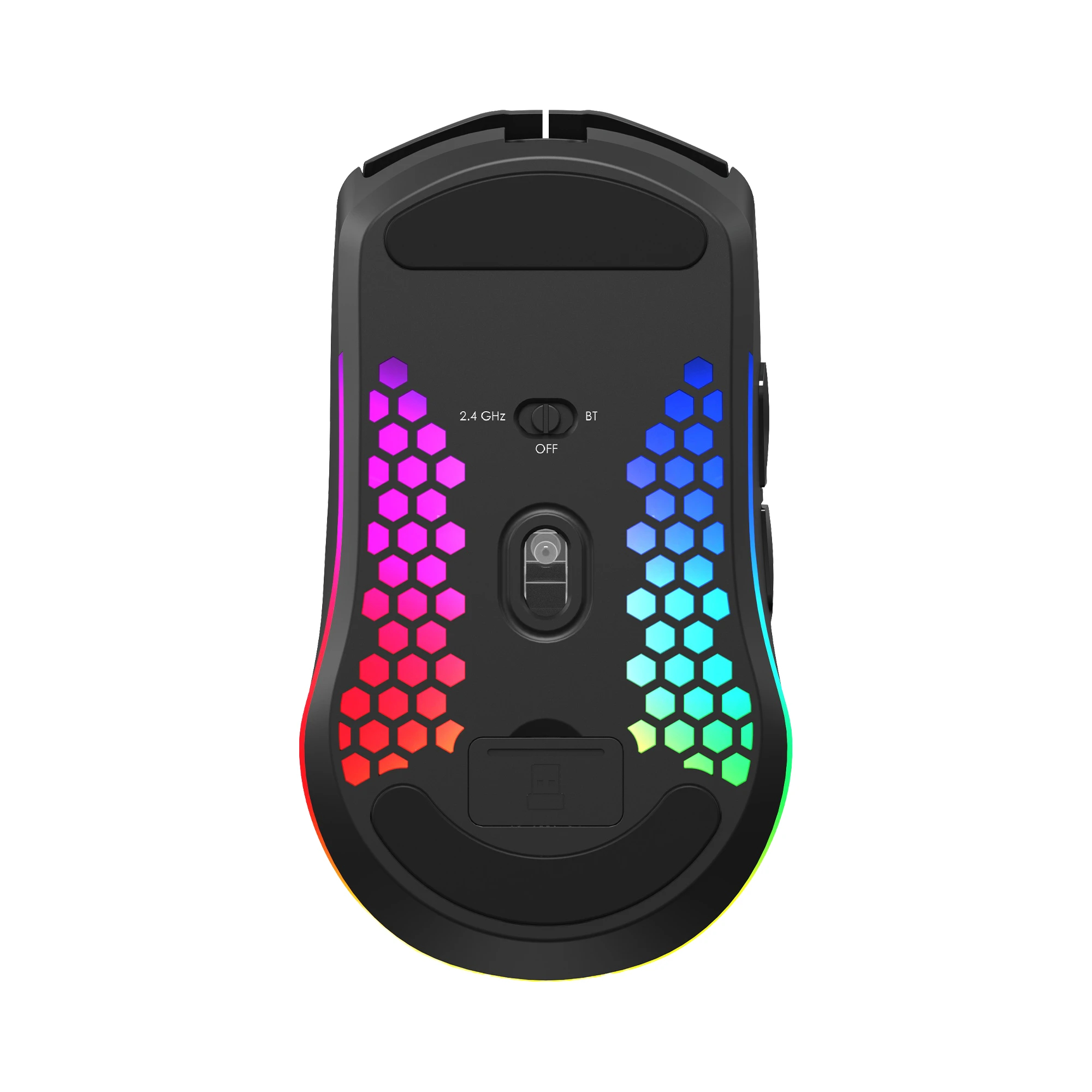 Souris de jeu professionnelle sans fil White Shark Wireless Gaming Mouse CADOR - 10000dpi, 1000Hz, Bluetooth, Noir