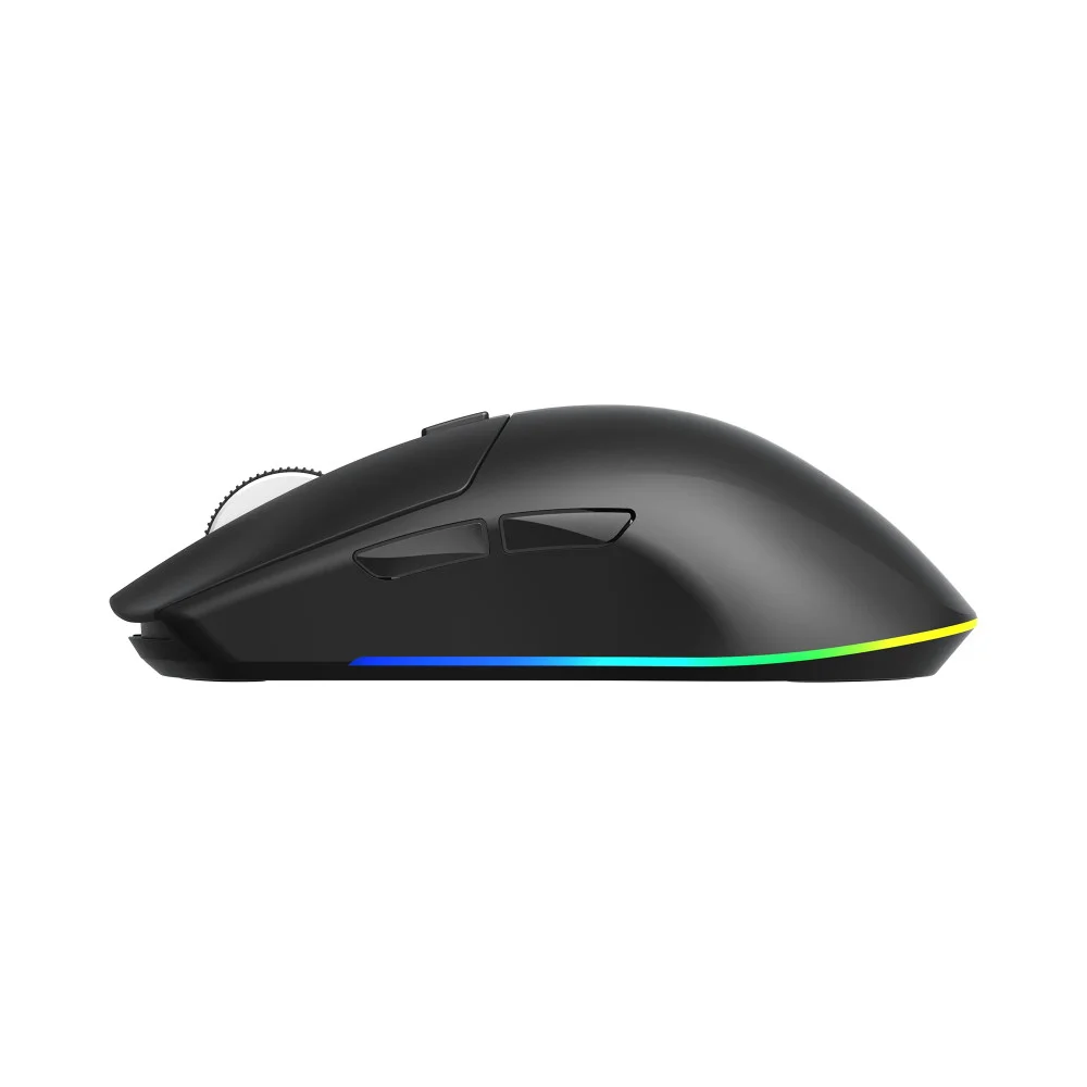 Souris de jeu professionnelle sans fil White Shark Wireless Gaming Mouse CADOR - 10000dpi, 1000Hz, Bluetooth, Noir