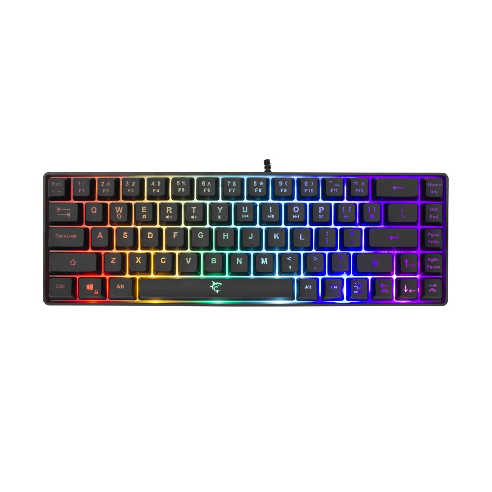 White Shark gaming keyboard Gaming Keyboard RONIN - Blue Switches (English US), Black