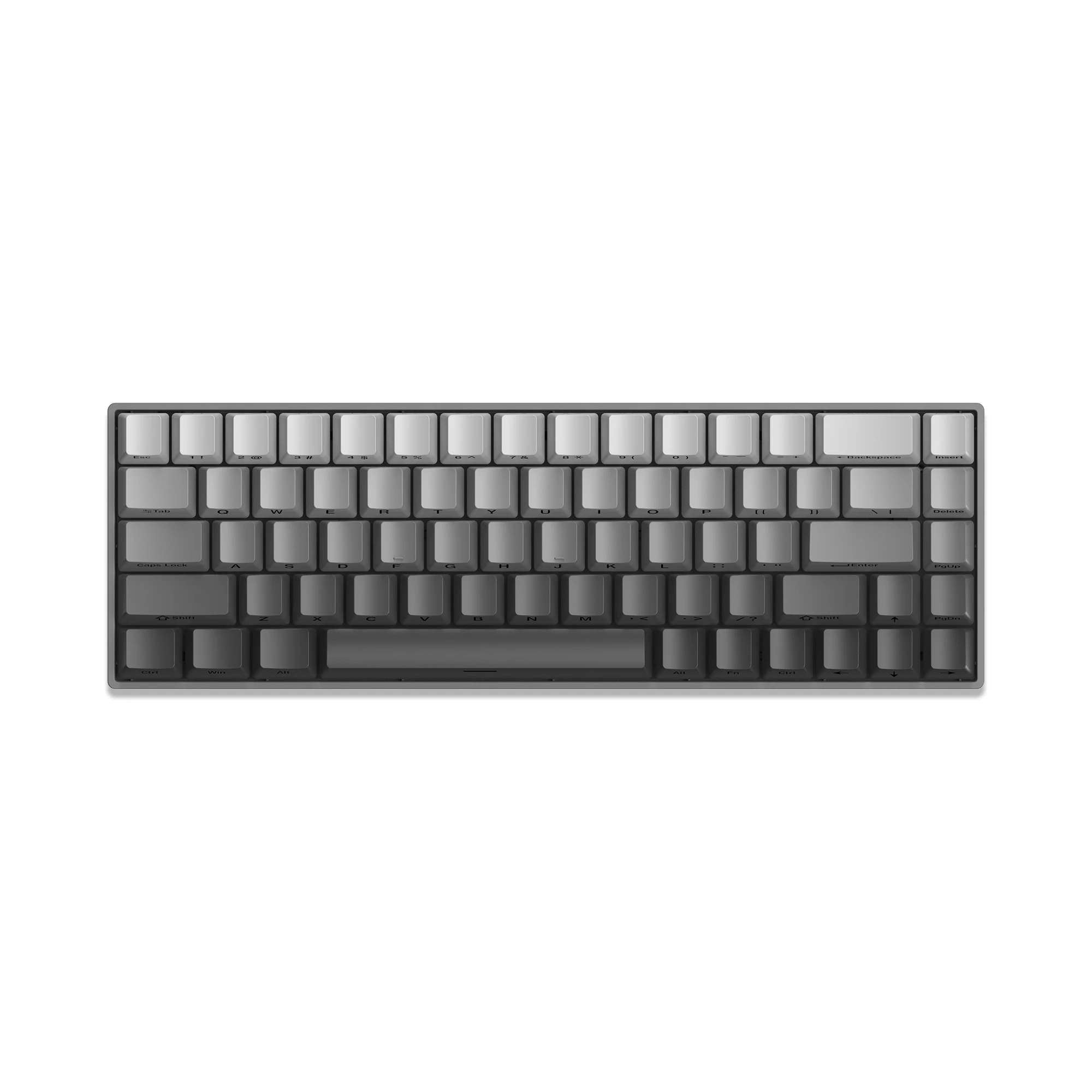 White Shark gaming mechanical keyboard Gaming Mechanical Keyboard NUNCHAKU - Red Switches (English US), Grey