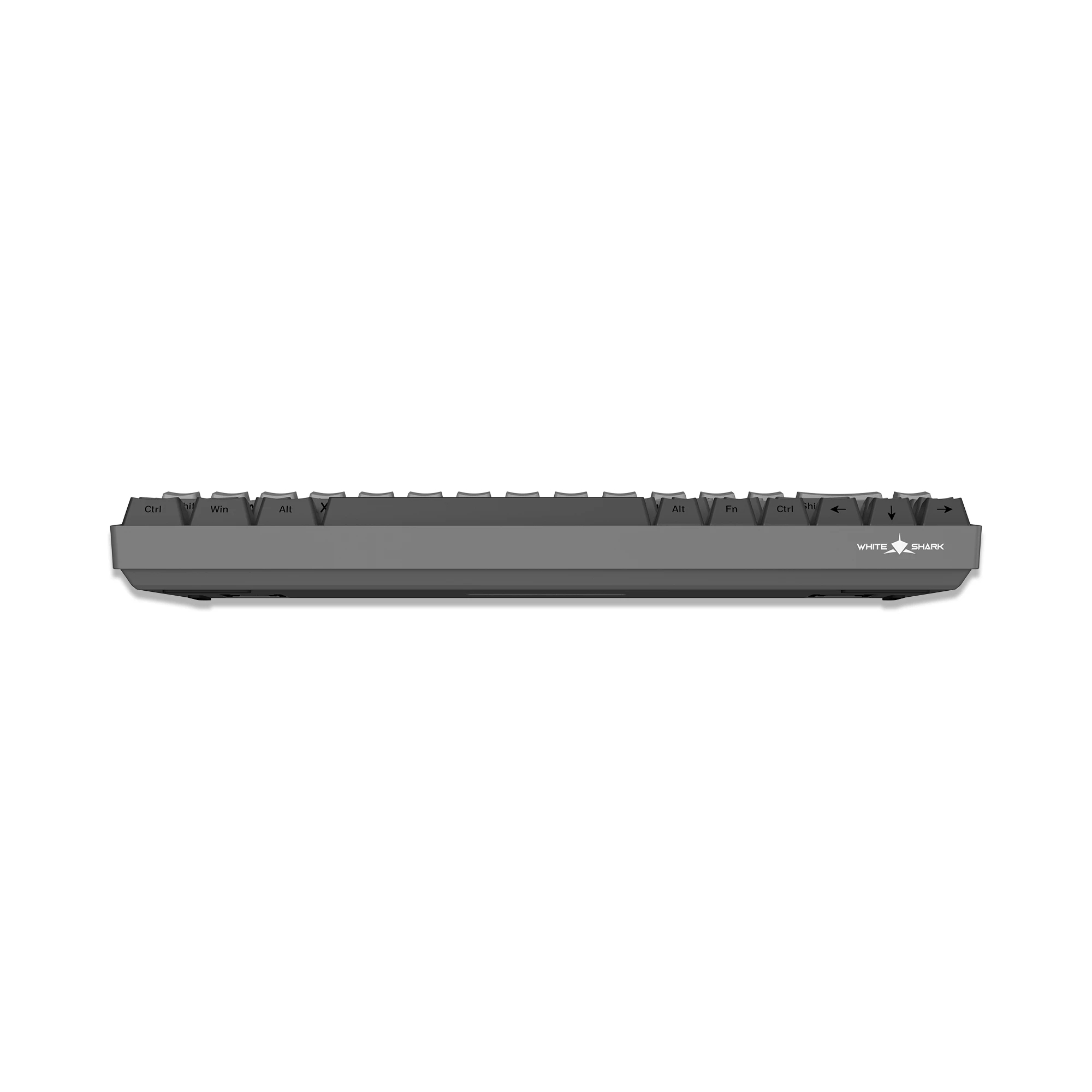 White Shark gaming mechanical keyboard Gaming Mechanical Keyboard NUNCHAKU - Red Switches (English US), Grey