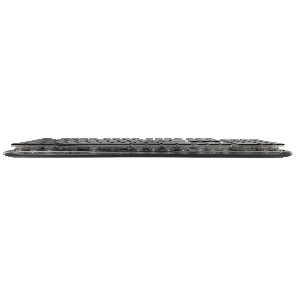 White Shark teclado gamer Gaming Keyboard TACHI - Low-Profile (English US), Negro