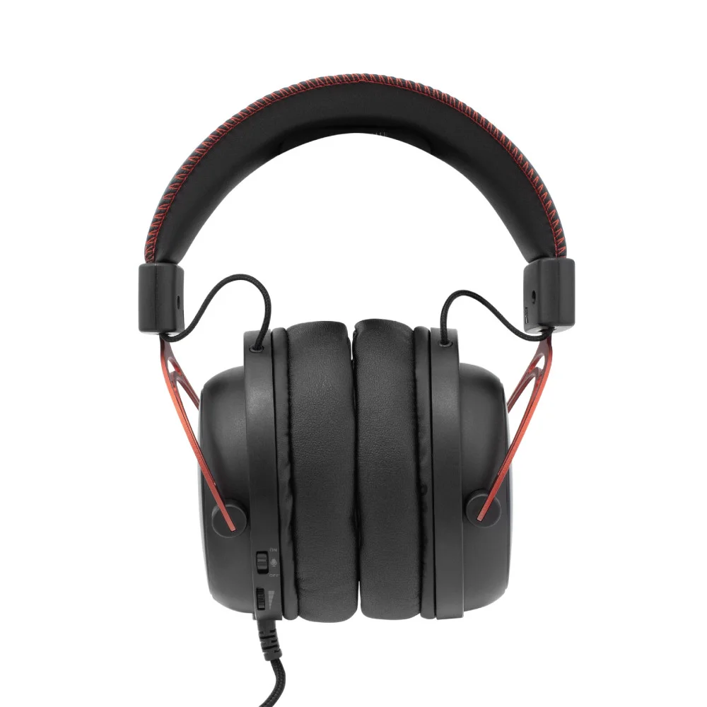 White Shark γκέιμινγκ ακουστικά Gaming Headphones GORILLA BLACK/RED - 53mm, Stereo 2.0