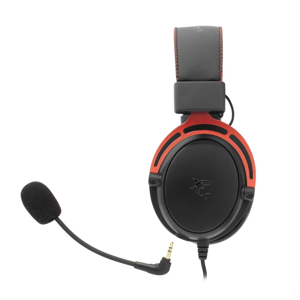 White Shark γκέιμινγκ ακουστικά Gaming Headphones GORILLA BLACK/RED - 53mm, Stereo 2.0