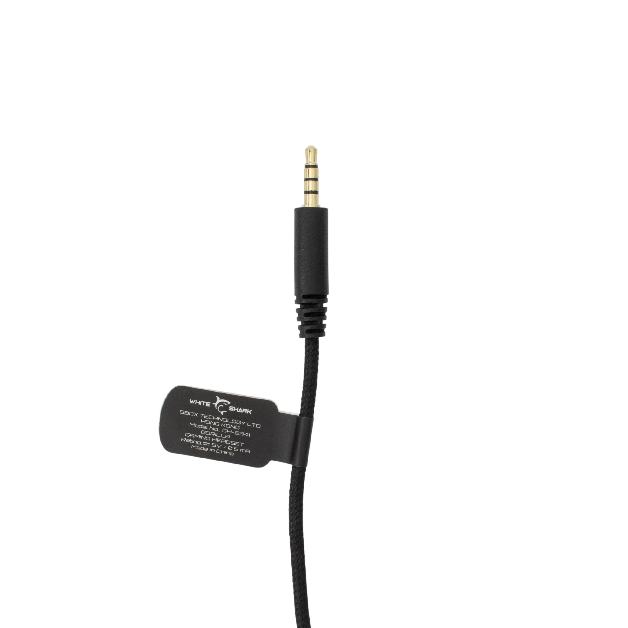White Shark γκέιμινγκ ακουστικά Gaming Headphones GORILLA BLACK/RED - 53mm, Stereo 2.0