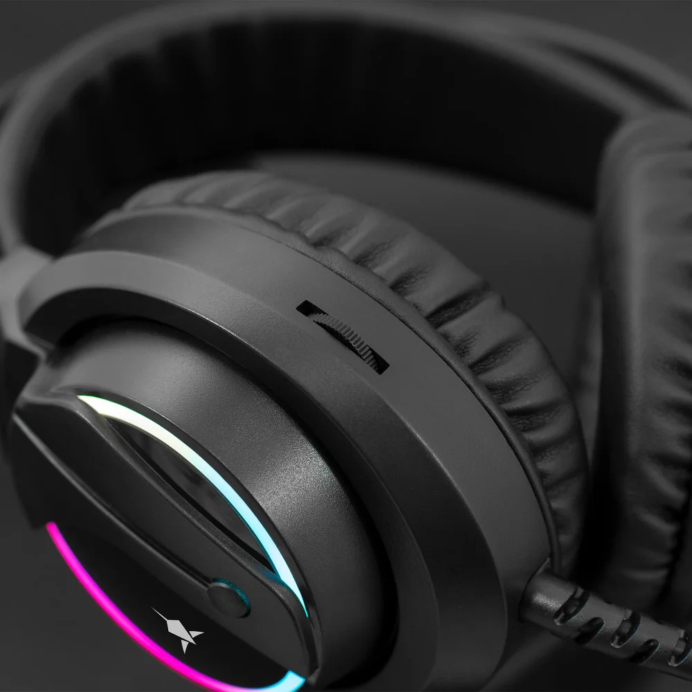 White Shark Gaming-Wireless-Headphones Gaming Headphones WOLF - 50mm, PS4, Schwarz