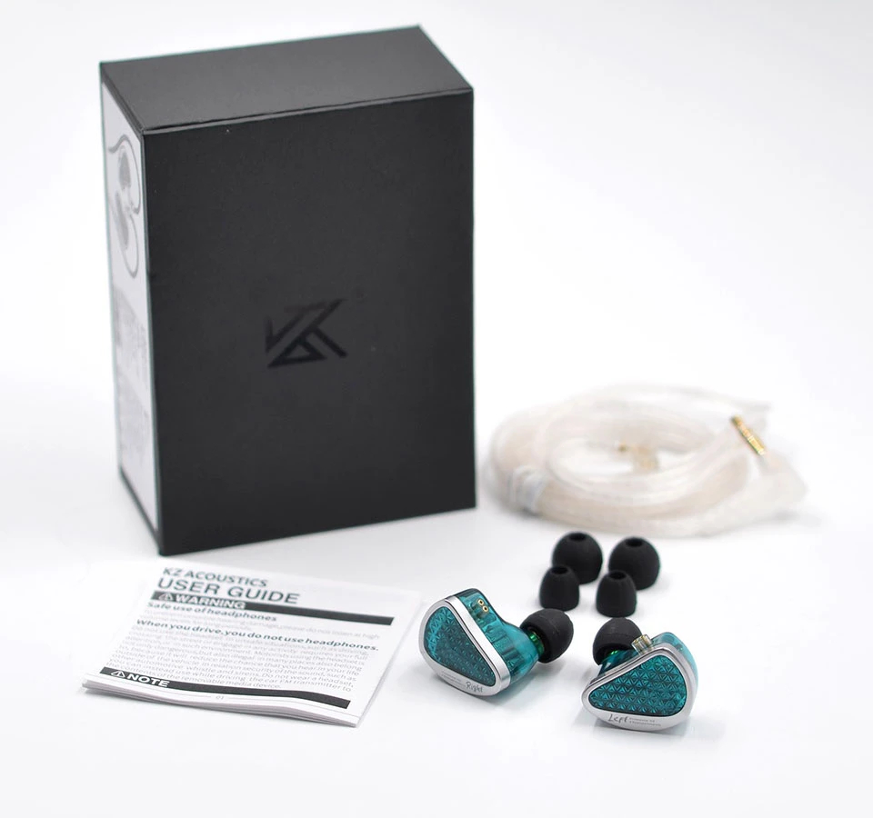 KZ професионални слушалки Hi-Fi In-Ear-Monitors - AS16 PRO - Mic, Black