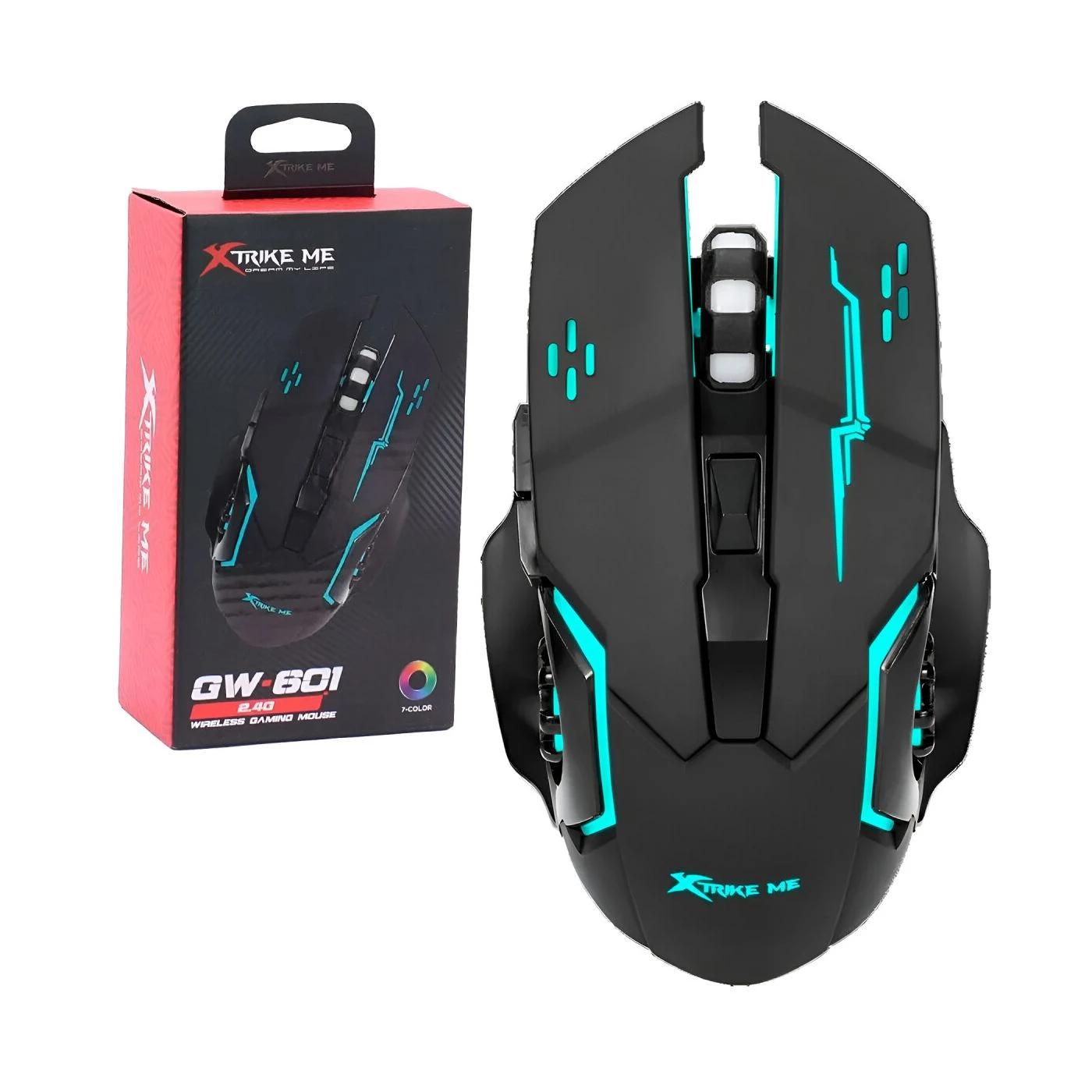 Xtrike ME безжична геймърска мишка Gaming Mouse Wireless GW-601