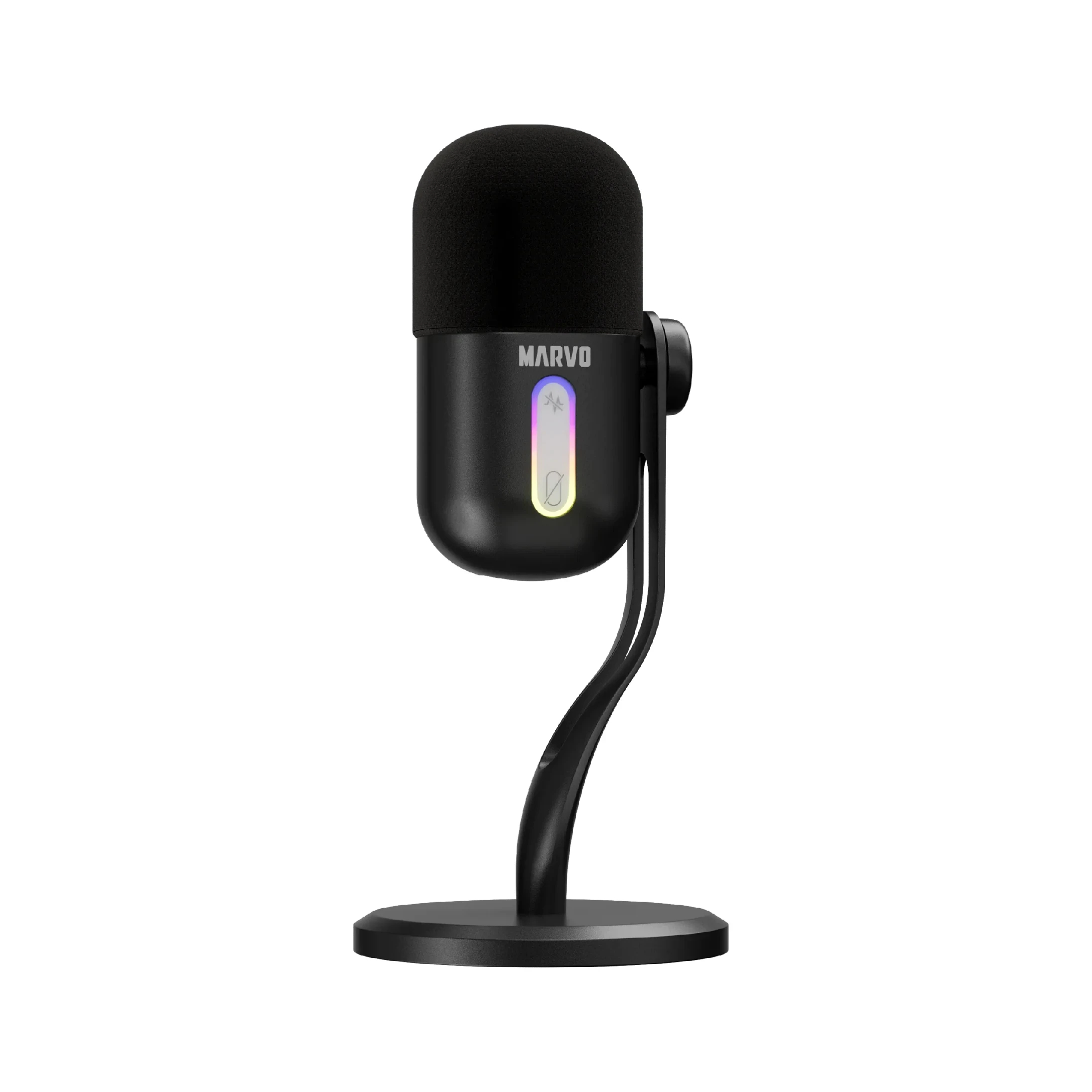 Marvo Геймърски микрофон Gaming USB Microphone - Blast 50 MIC-08 Black - USB, RGB