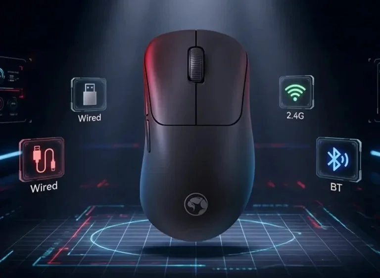 Marvo безжична геймърска мишка Wireless Gaming Mouse Niro B40 M529W - 10000dpi, 2.4G, Bluetooth 5.3